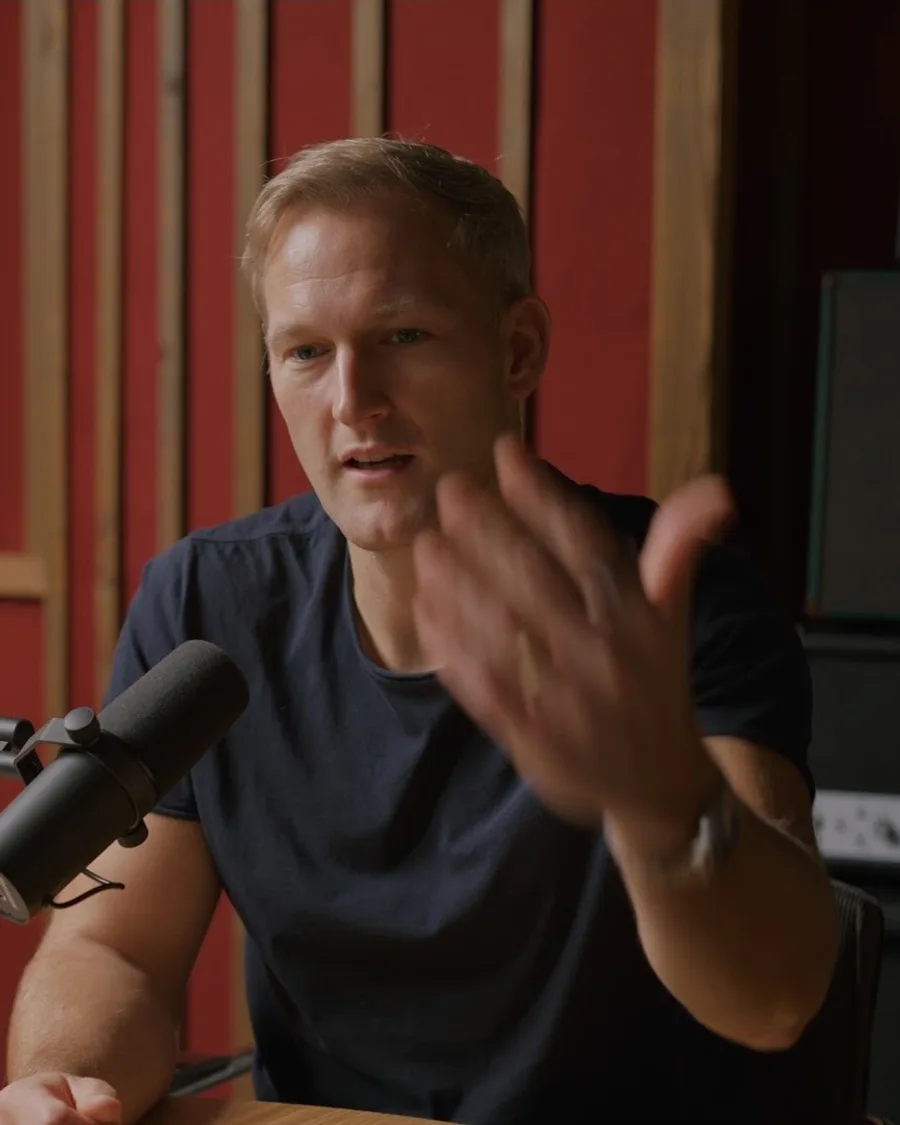 Christian Meermann im Gespräch im Founder-Mode-Studio