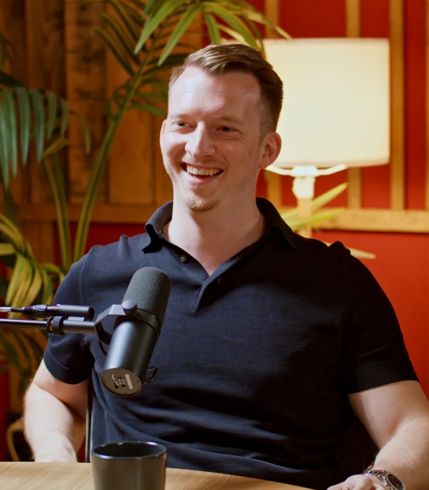 Markus Baulig laughs