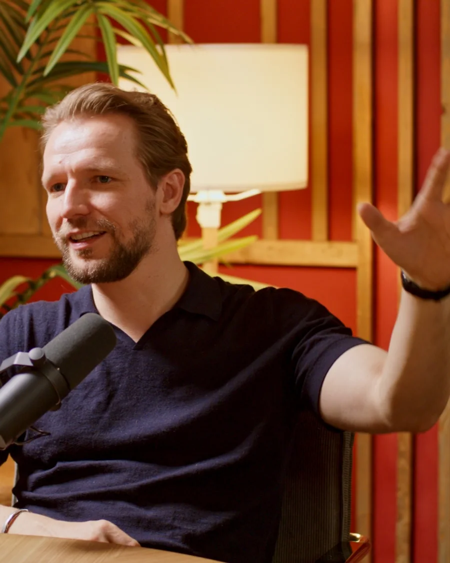 Nikolaus Thomale im Gespräch im Founder-Mode-Studio