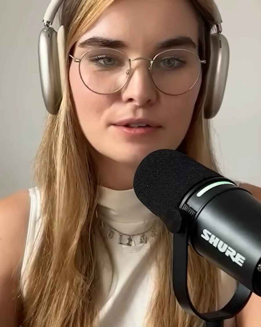 One of the two guests talking (remote recording)