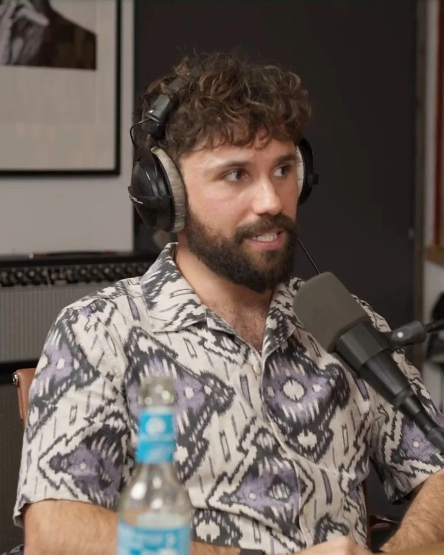 Rafael Frenk im Gespräch im Founder-Mode-Studio