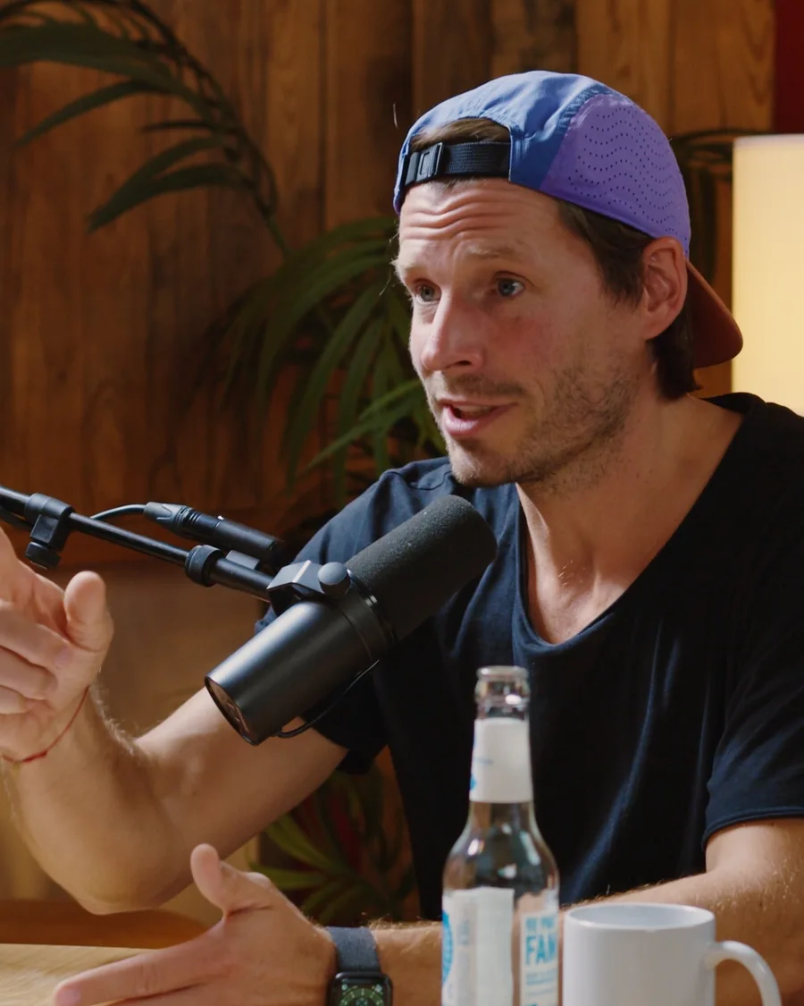 Sievert Weiss talking in the Founder Mode studio