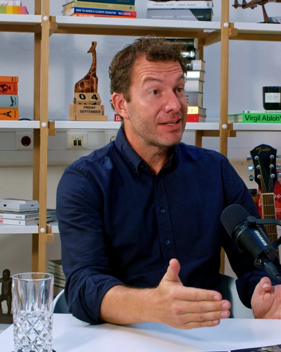 Tim Stracke im Gespräch im Founder-Mode-Studio