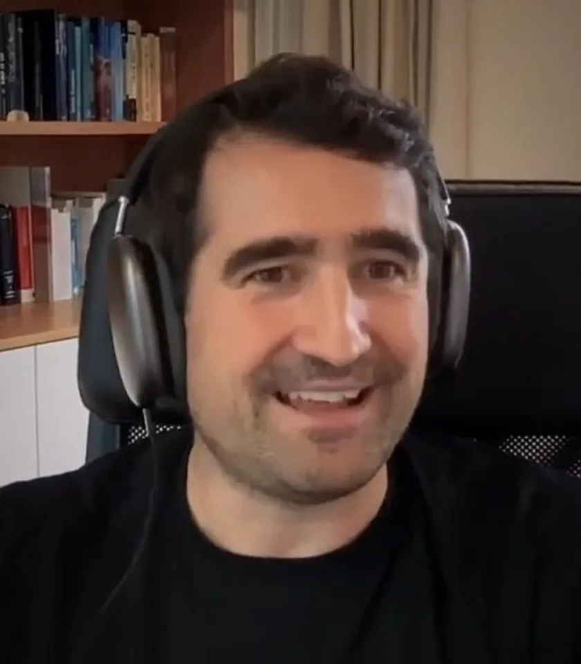 Christoph Jentzsch lacht