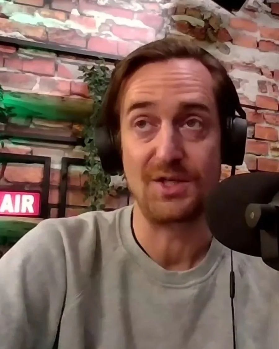 Fabian Huber talking in a Founder Mode conversation (remote recording)