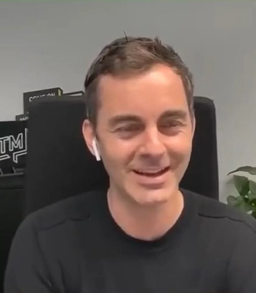 Martin Kaswurm laughing