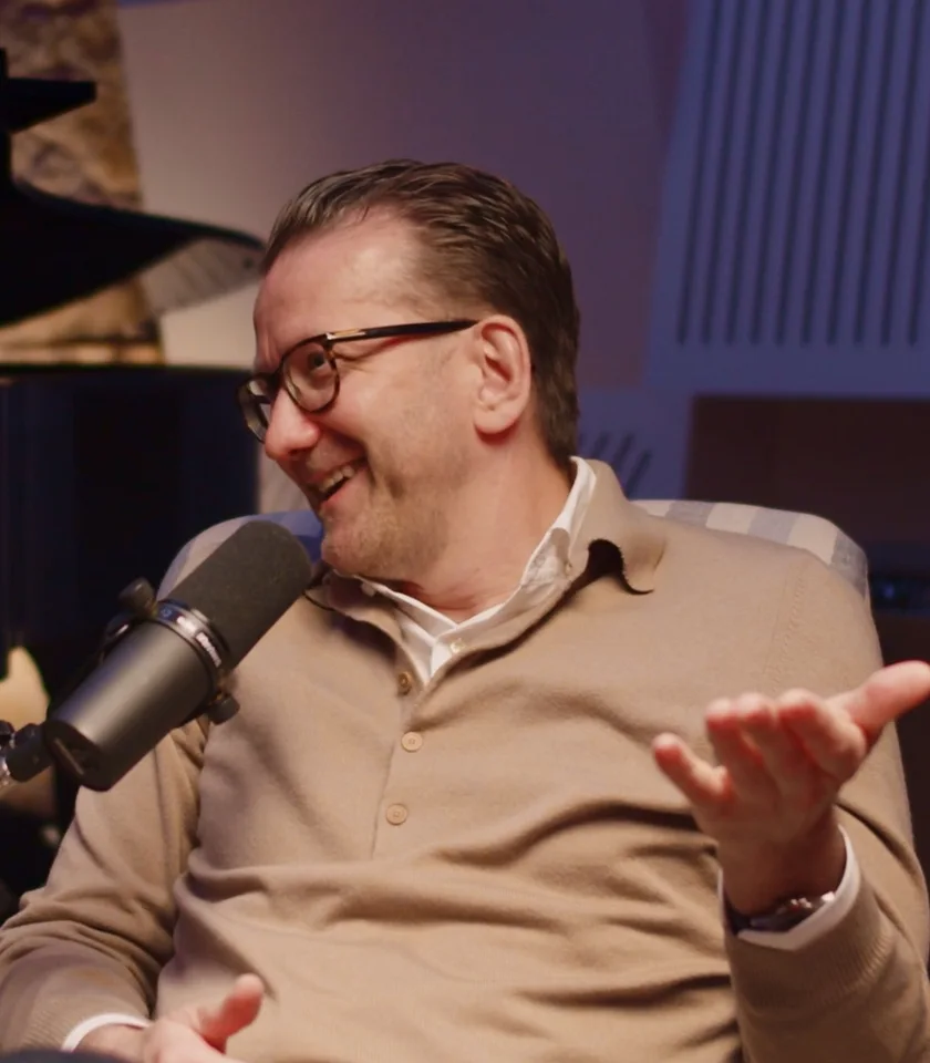 Oliver Merkel laughs