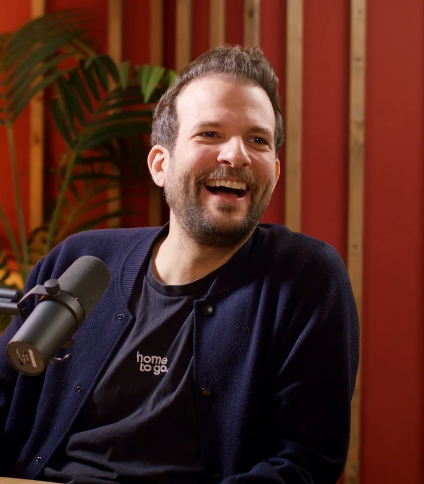 Patrick Andrae laughs